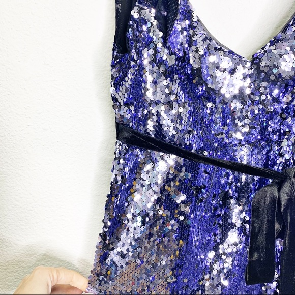 NWT Free People Sequin Siren Mini Dress - Picture 4 of 6